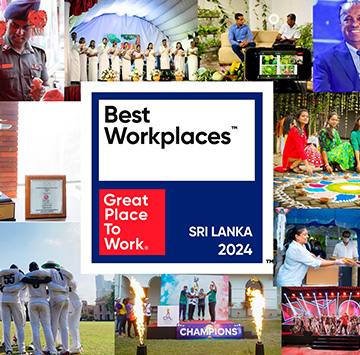 We are honored to be recognized as one of the 50 Best Workplaces in Sri Lanka for 2024 by Great Place To Work